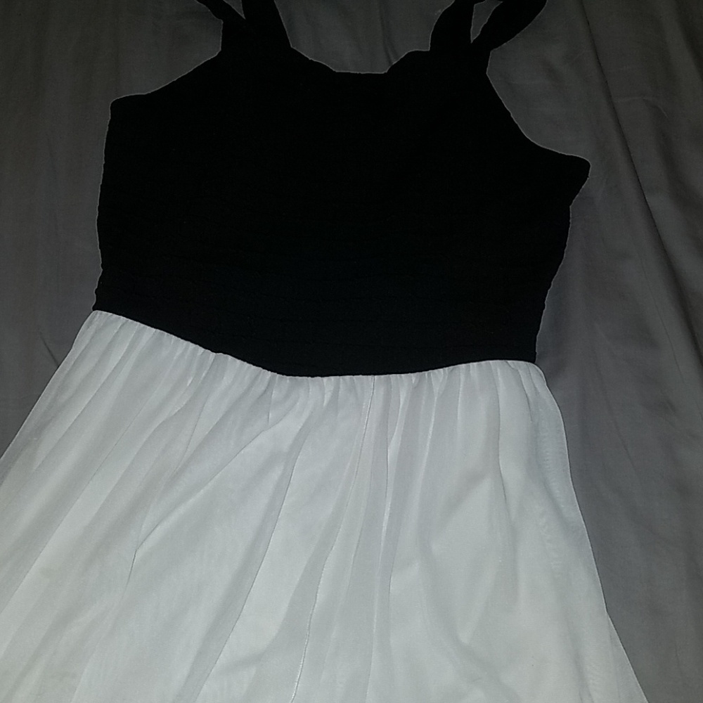 Black and white dress
